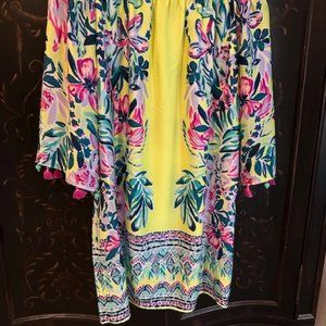 Lilly Pulitzer Payge Dress Bauble Yellow Lemur Alone Holy Grail S Small